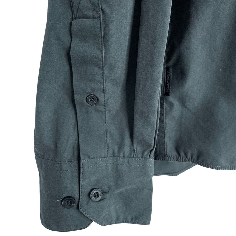 Craghoppers Men's Long Sleeve Buttondown Shirt Large Kiwi Security Pocket Travel - Picture 8 of 12